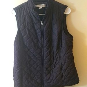 3/$23 Croft and Barrow Purple Gray Vest